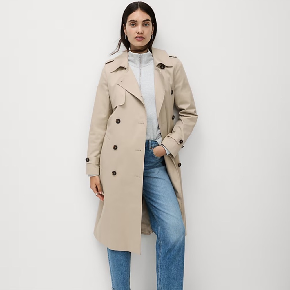 M&S Marks & Spencer Classic double breasted Trench Coat - Picture 2 of 7